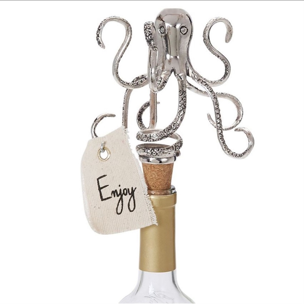 Octopus Wine Bottle Stopper… stunner!